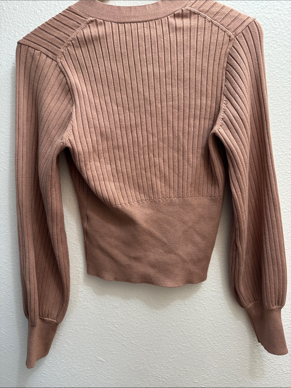 Madewell Ribbed V-Neck Button Cardigan - Picture 5 of 5